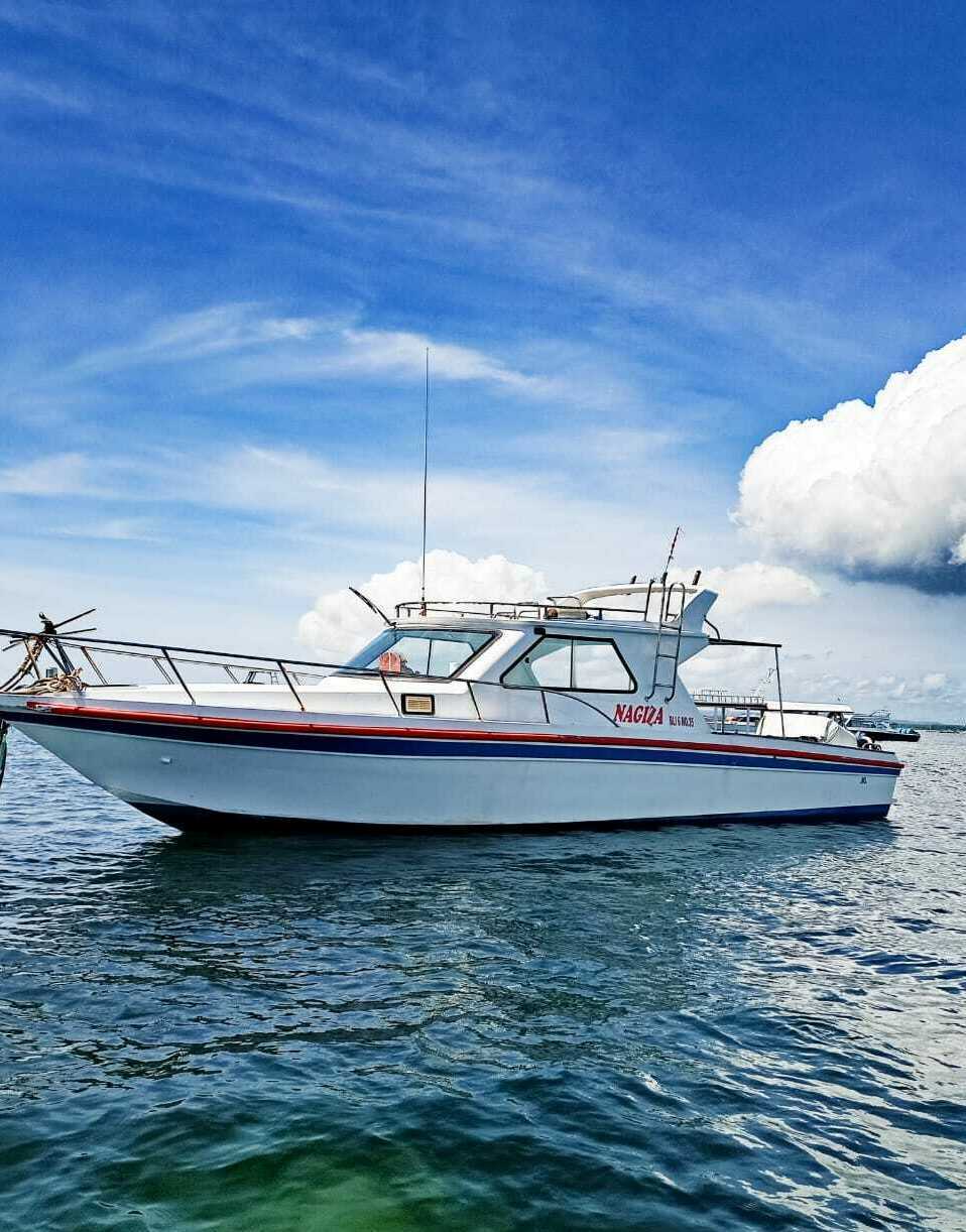 Private Boat for snorkeling trip to Nusa Penida, Sanur Harbor Bali, 10 passengers